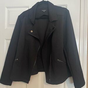 Women's Black Moto Jacket Blazer